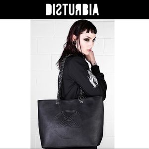 Disturbia “Seer” vegan leather tote